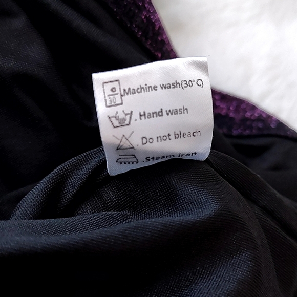 Elegant Purple One-Shoulder Dress - Picture 13 of 14